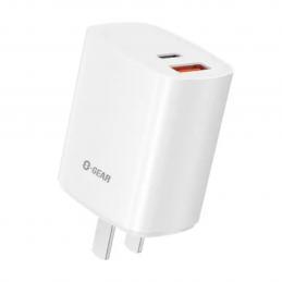 SKI - สกี จำหน่ายสินค้าหลากหลาย และคุณภาพดี | S-GEAR Mobile AD001-30W หัวชาร์จ 2 พอร์ท 30W Fast Charge